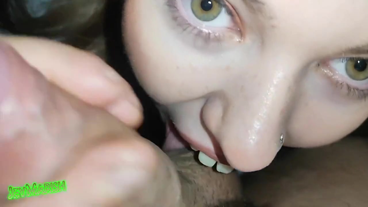 The Stranger Made A Deep Blowjob For Money Behind Garages When She Went Home From . Pov. Big Dick
