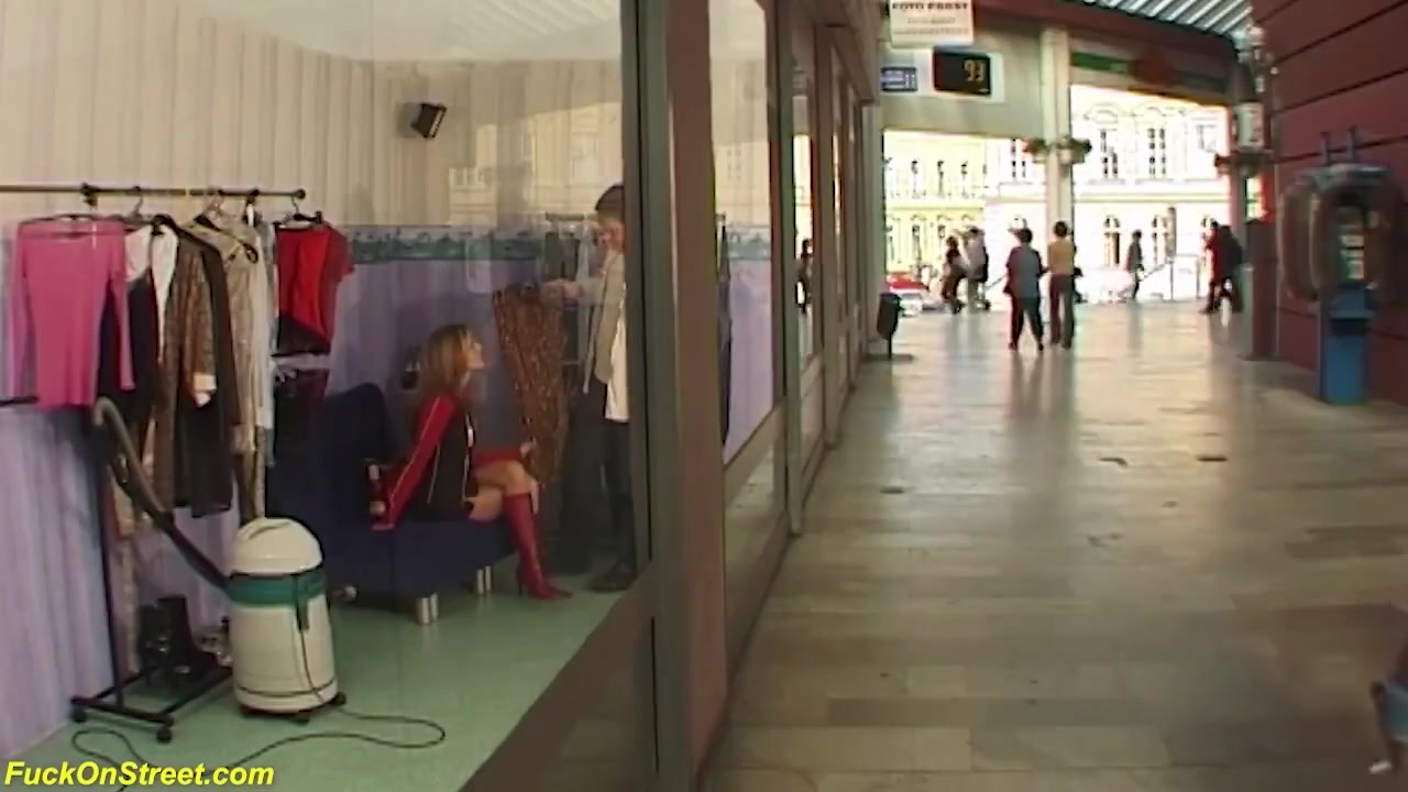 Stepsister Anal At Public Shopping Mall