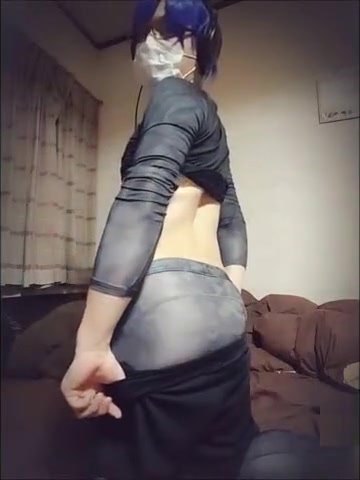 Cute Japanese CD Jerks His Hard Dick