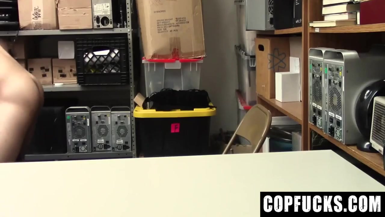 Gay Loss Prevention Officer Escorts The Twink To Back Officer For Stripsearch - Copfucks 8 Min
