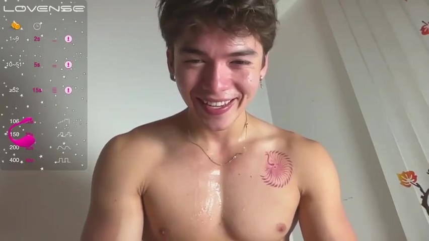 Muscle Stud Busts All Over Himself