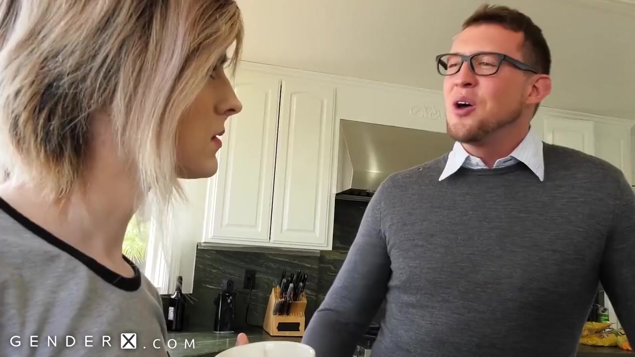 Step daddy Finally Fucks Trans Stepdaughter With Ella Hollywood