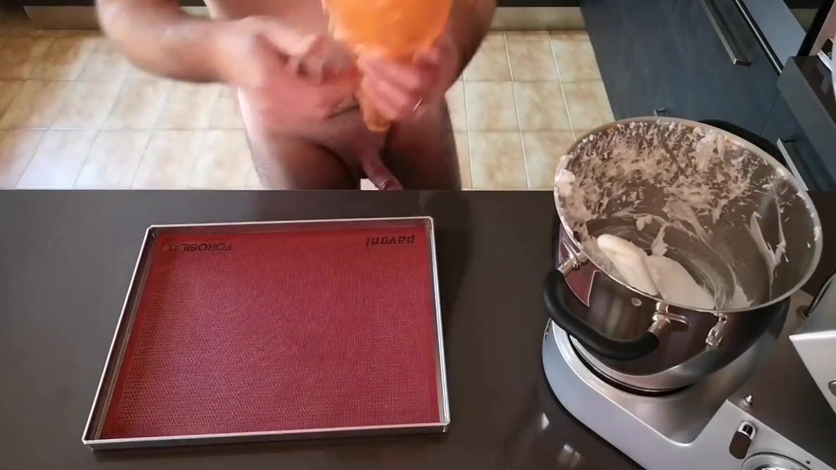 Cicci77 Makes Pedro Cum To Start A New Collection Makes Him Piss And Then Prepares The Exclusive Sperm Meringues 45