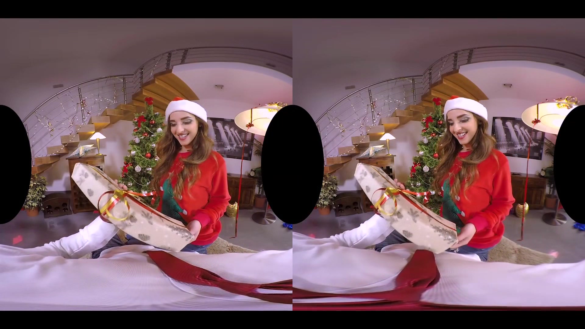Receiving The Stockings - RealityLovers