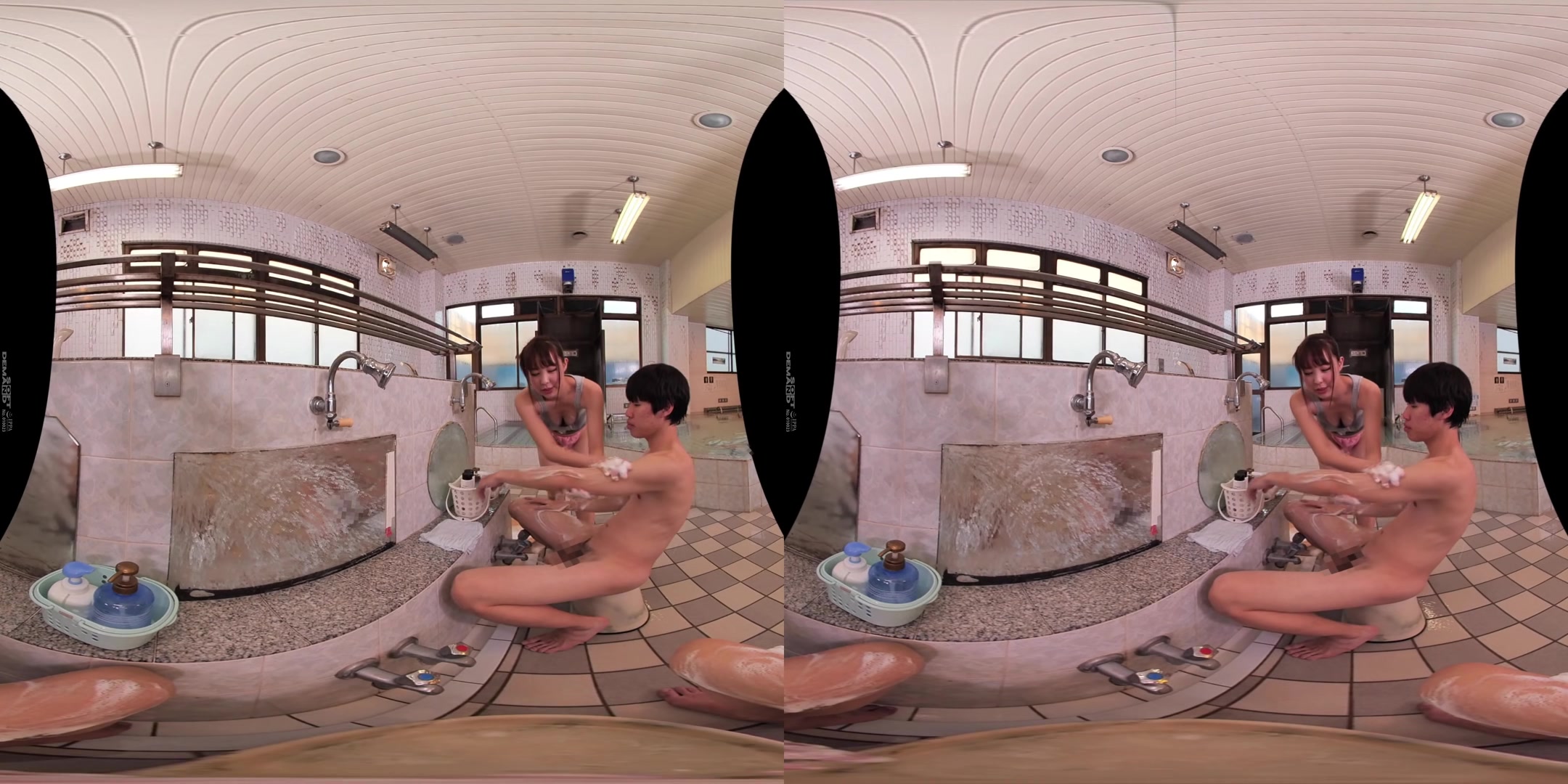Harura Mori - A Lovely Smile, A Busty Chest, and a Happy Ending! This Bathhouse Girl will Leave you Feeling Fresh and Clean - SodCreate