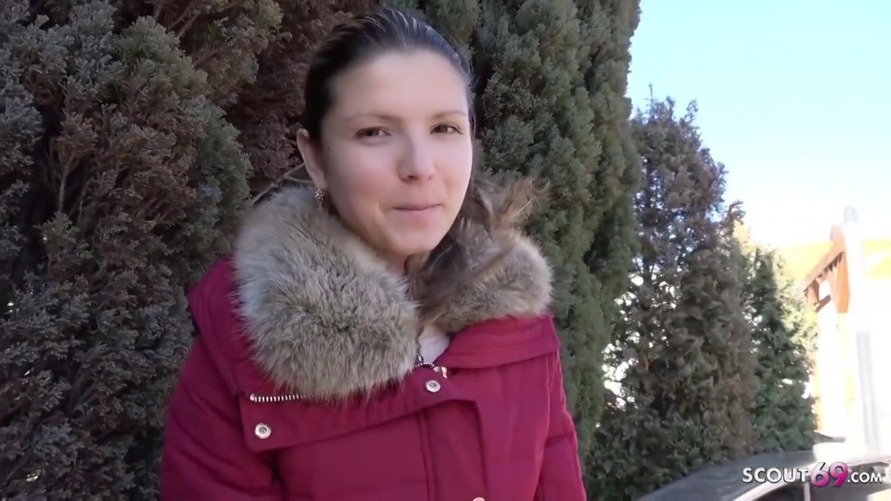 Gina Gerson In Duitse Scout Magere Tiener Opgepikt Voor Castin