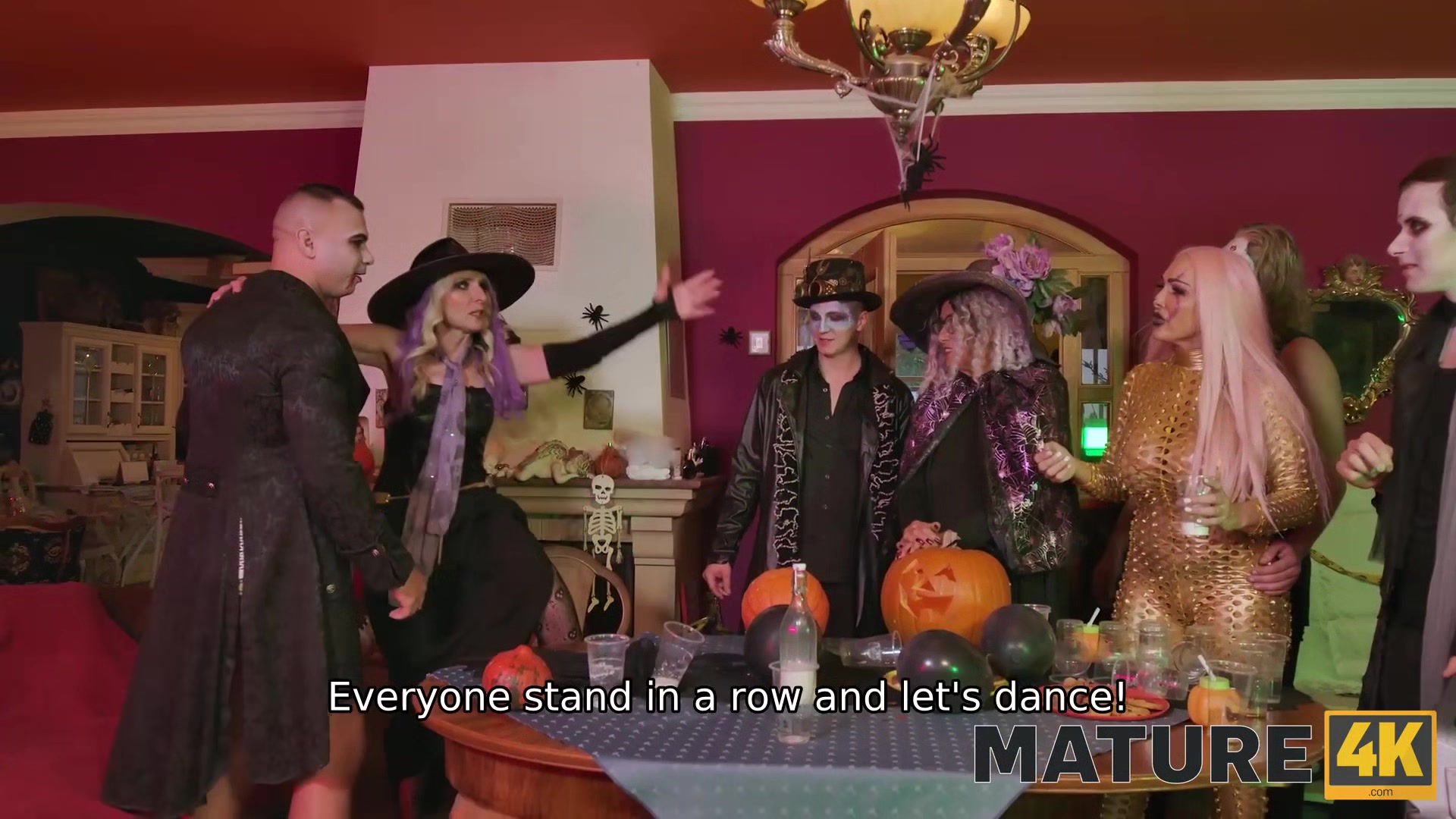 MATURE4K. Fucking Hide And Fucking Seek Halloween Game