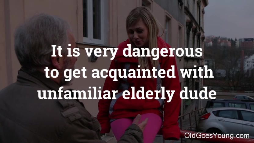 Renate was driven wild and fucked by this old goes young guy