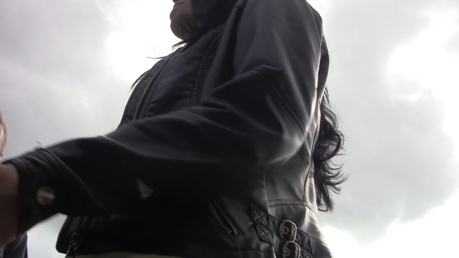 Kira Queen in a pair of guys slammed kira in an outdoor sex vid