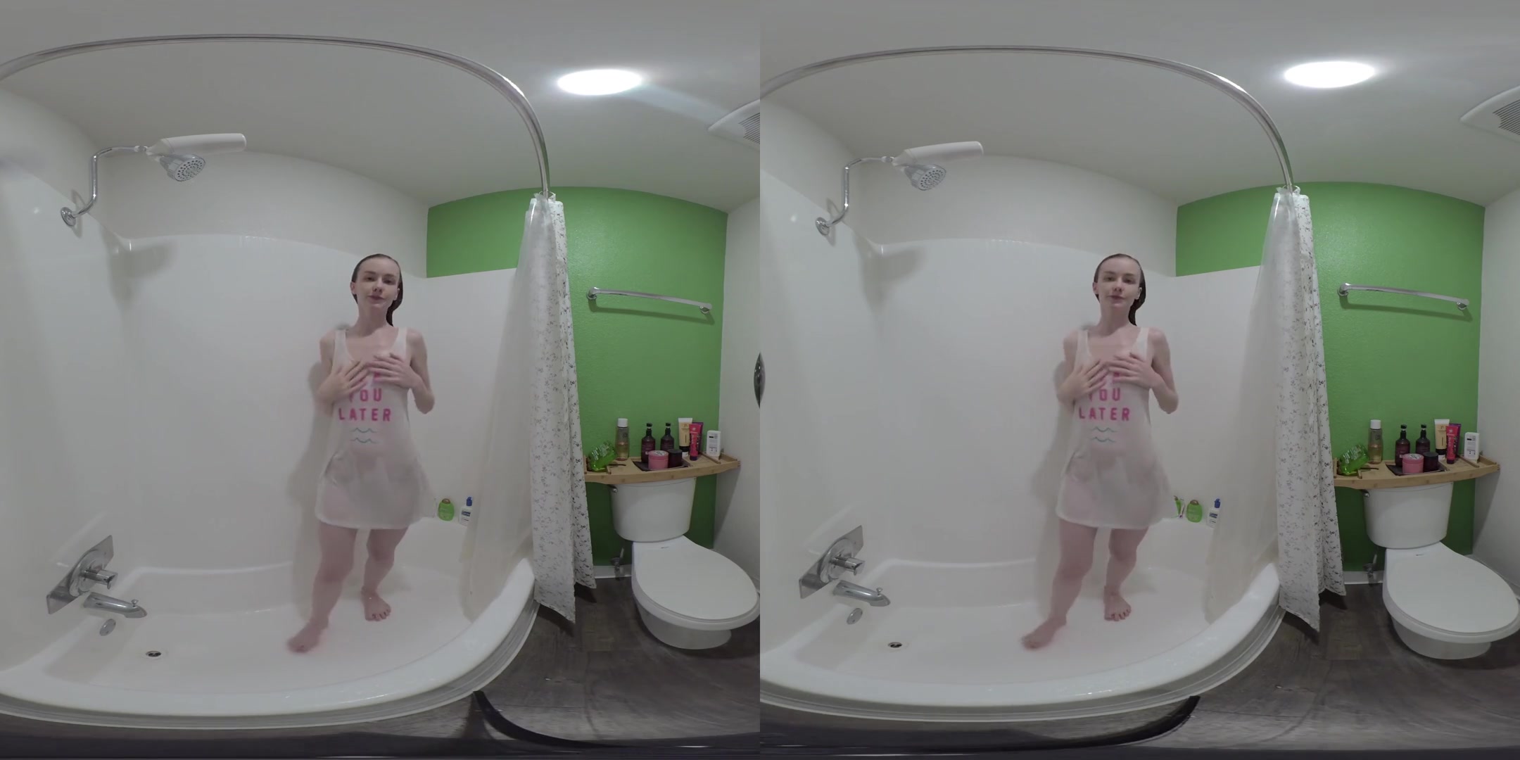 Wet-t Shower - Petite teen 18+ Shower Naked - SexLikeReal