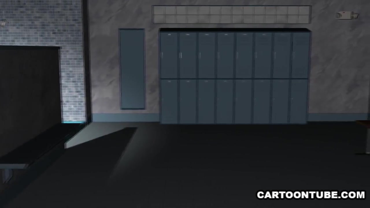 Busty 3D Babe Fucked in a Locker Room