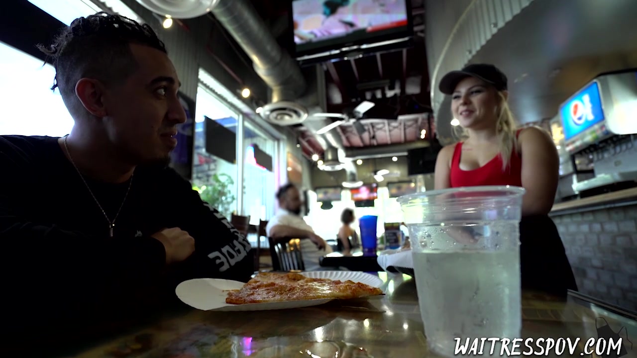 Waitress POV - Skylar Valentine - Pint-sized Pizzeria Girl Cutie