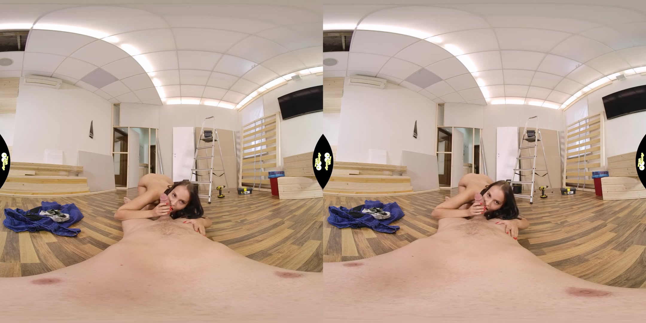 Building and Fucking - Huge Tits VR One on One - SexLikeReal