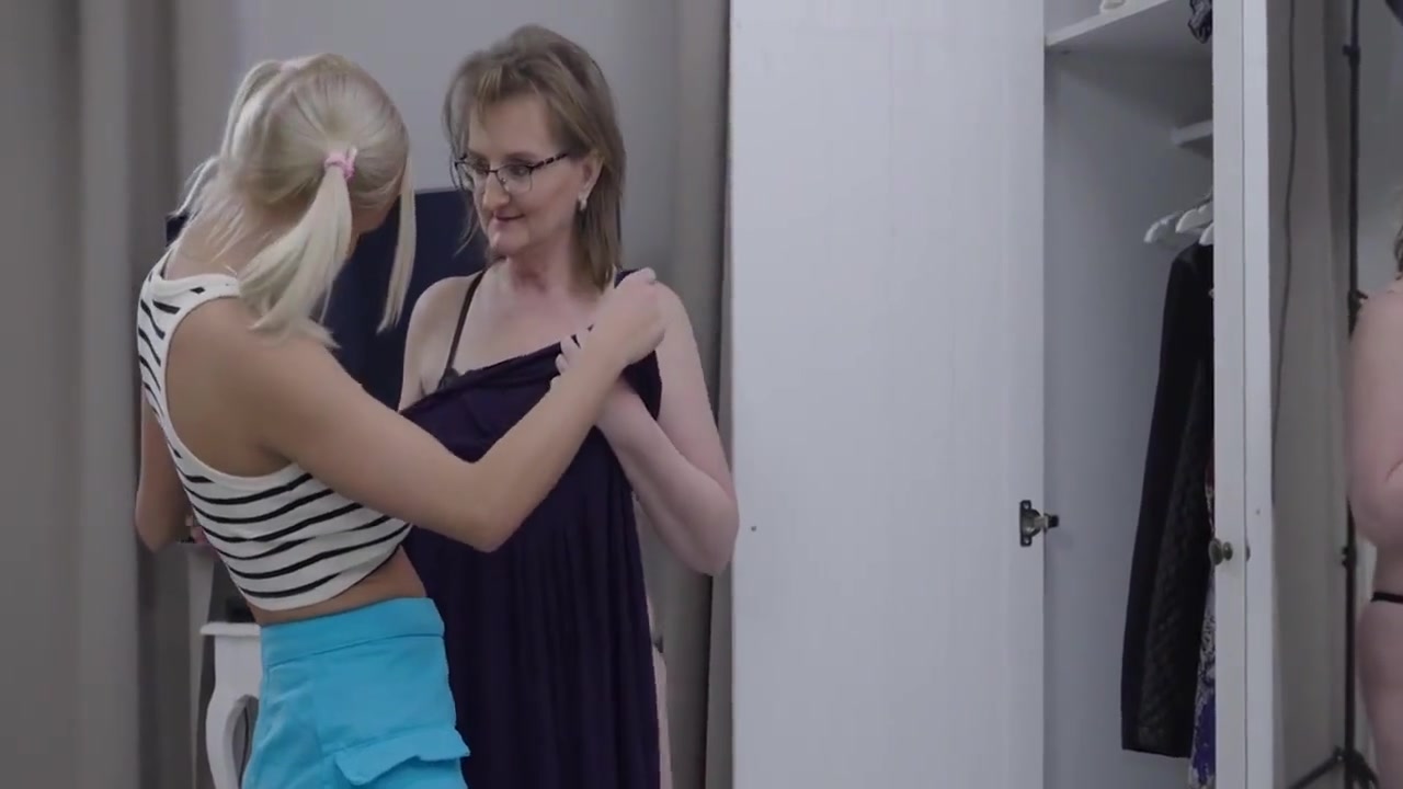 Violet C - Trying Clothes With Grandma - Nina Heels