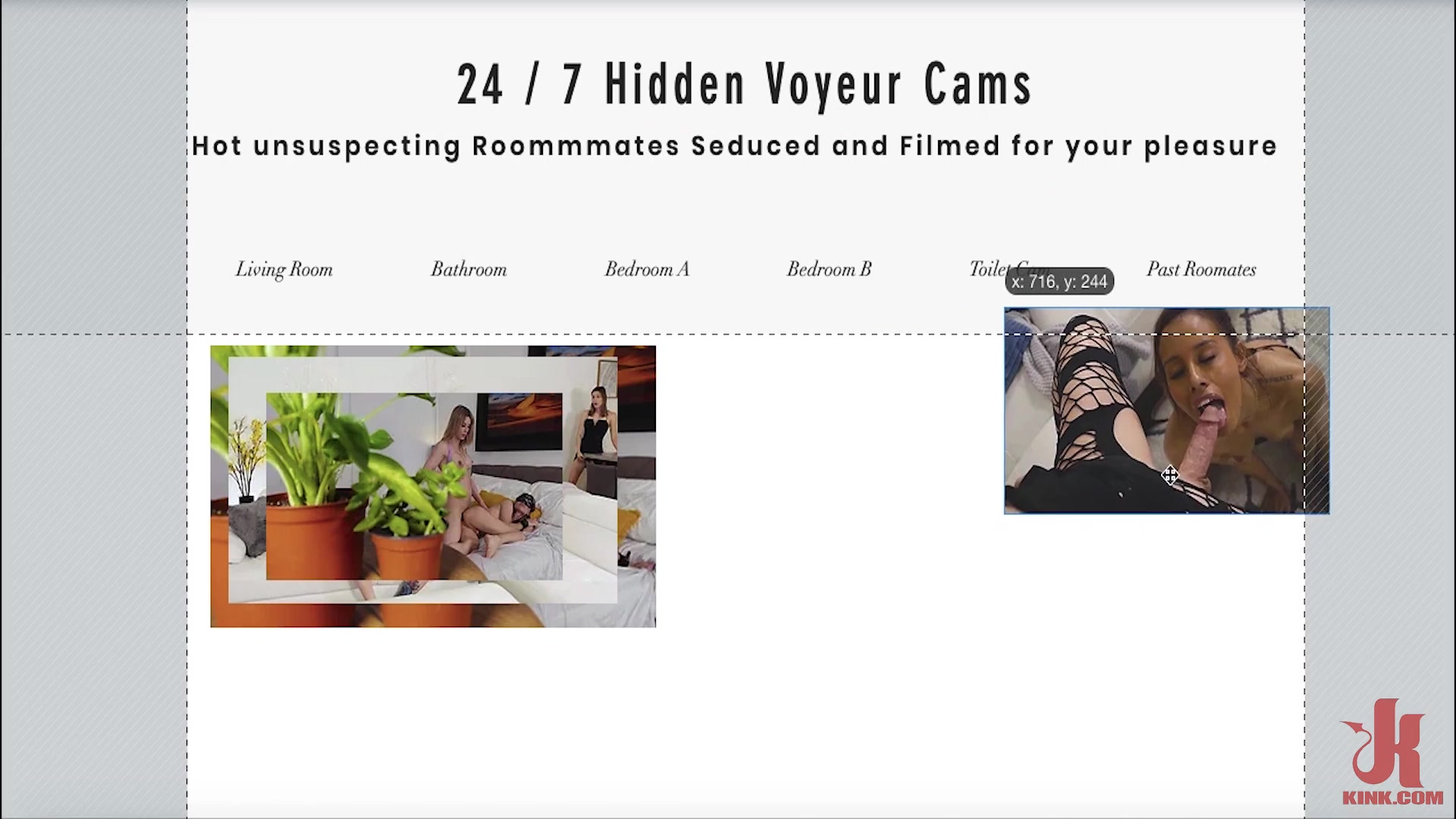 Voyeur Cam Pt. 2: Kylie Le Beau Sucks And Fucks Roommate Korra Del Rio - Kink