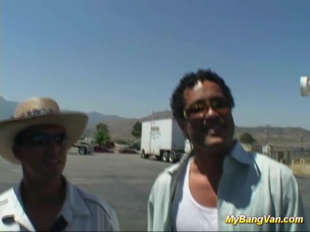 picked up for anal gangbang van orgy