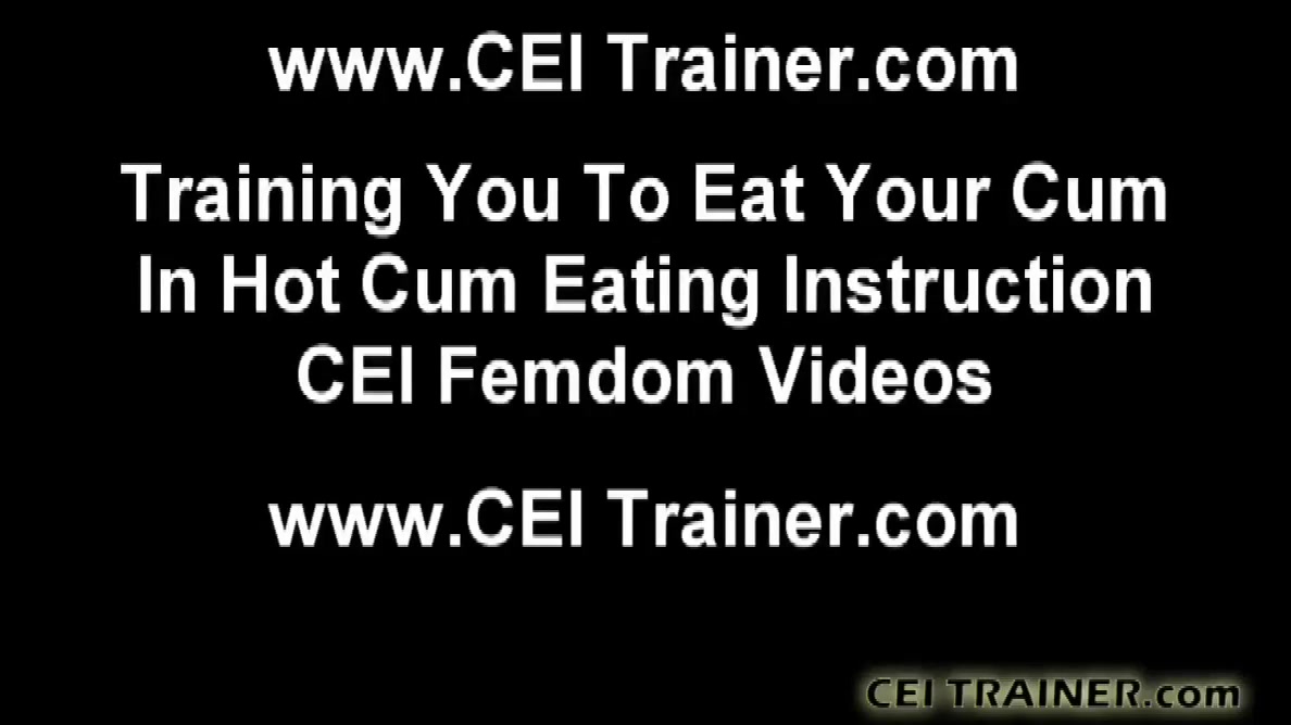 You Are A Nasty Little Cum Piggy Cei