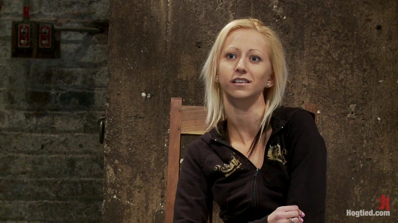 Hot Flexible Blond Suffers A Category 5 Suspension. Anal Hook, Heavy Nipple Weights, Made To Cum. - HogTied