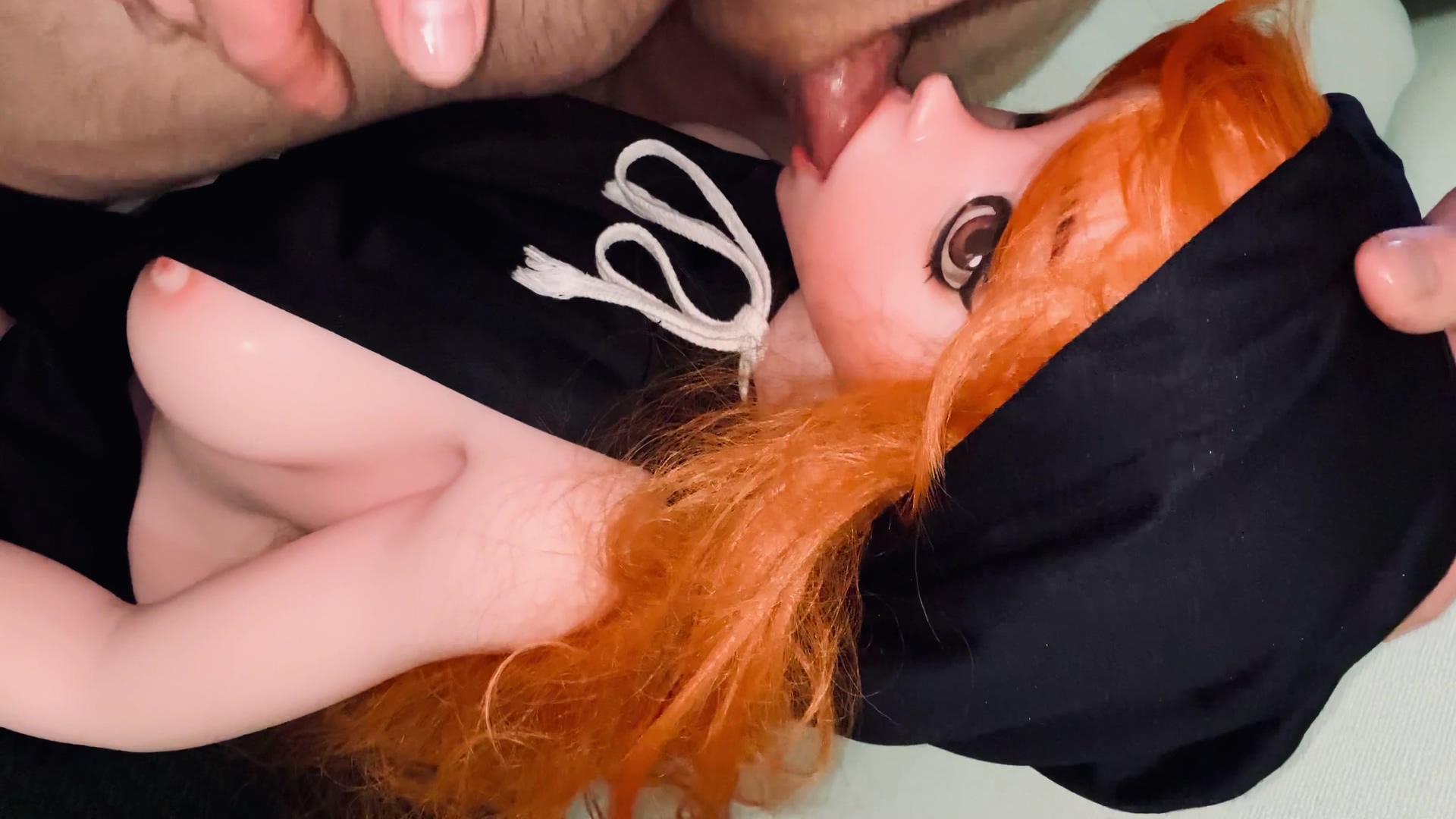 Sideboobs Tank Hooded Redhead Doll Sucking A Small Penis - Elsa Babe Silicone Love Doll Takanashi Mahiru