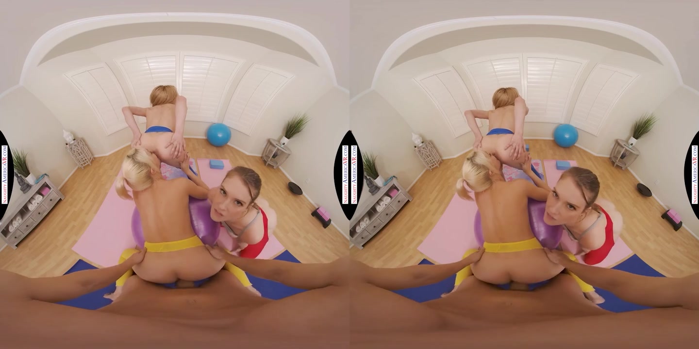 Aiden Ashley, Ashley Lane, & Zoe Sparx Get An Even Deeper Stretch After Their Yoga Session