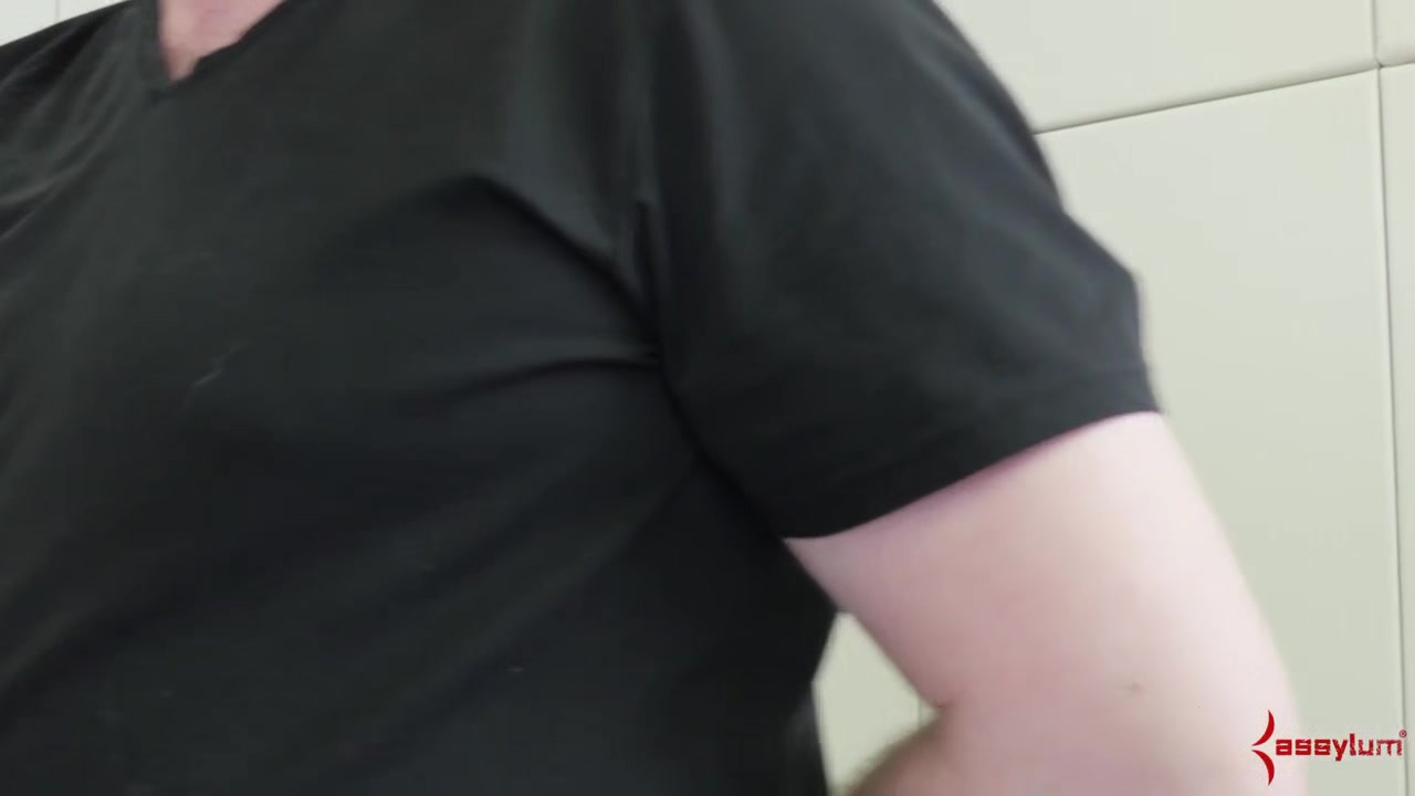 Humiliated sub pissing and gagging