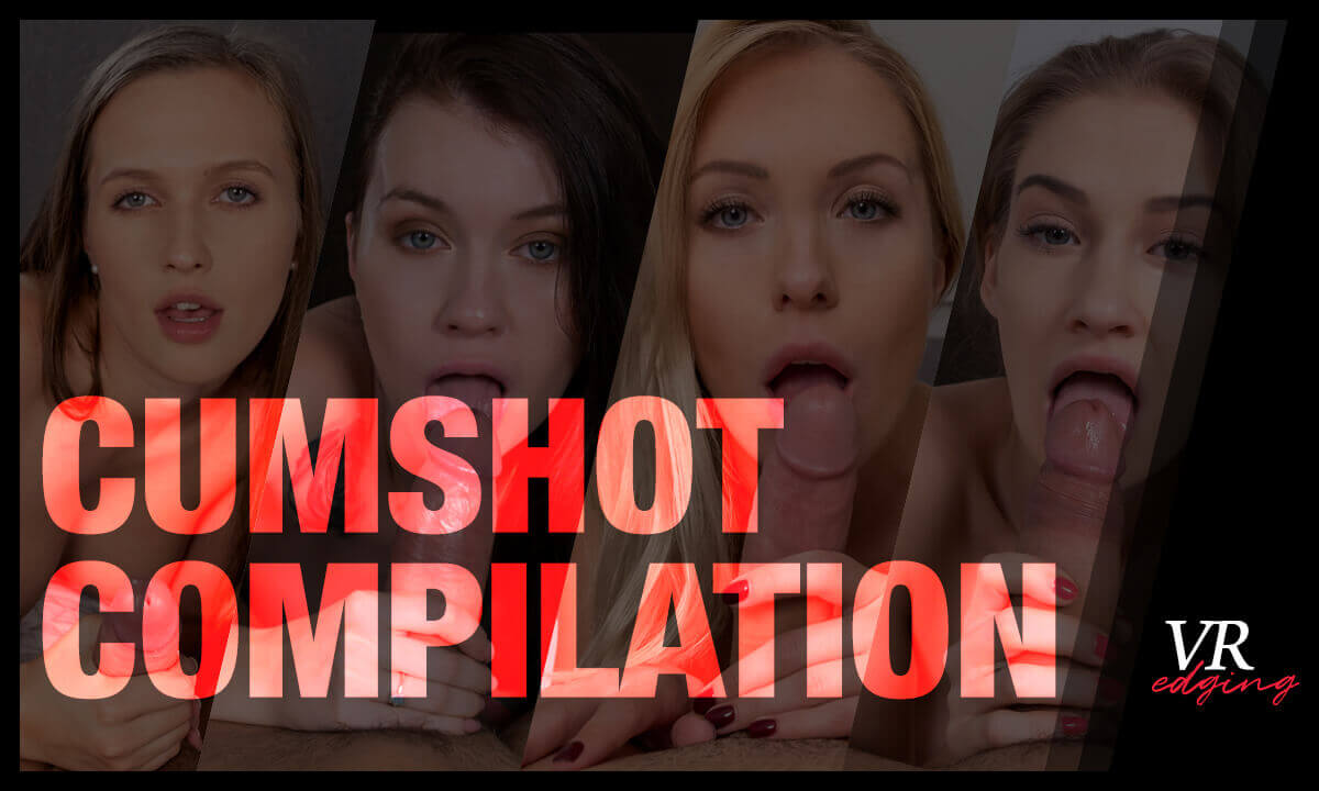 Cumshot Compilation - Edging Compilation with Busty Pornstars
