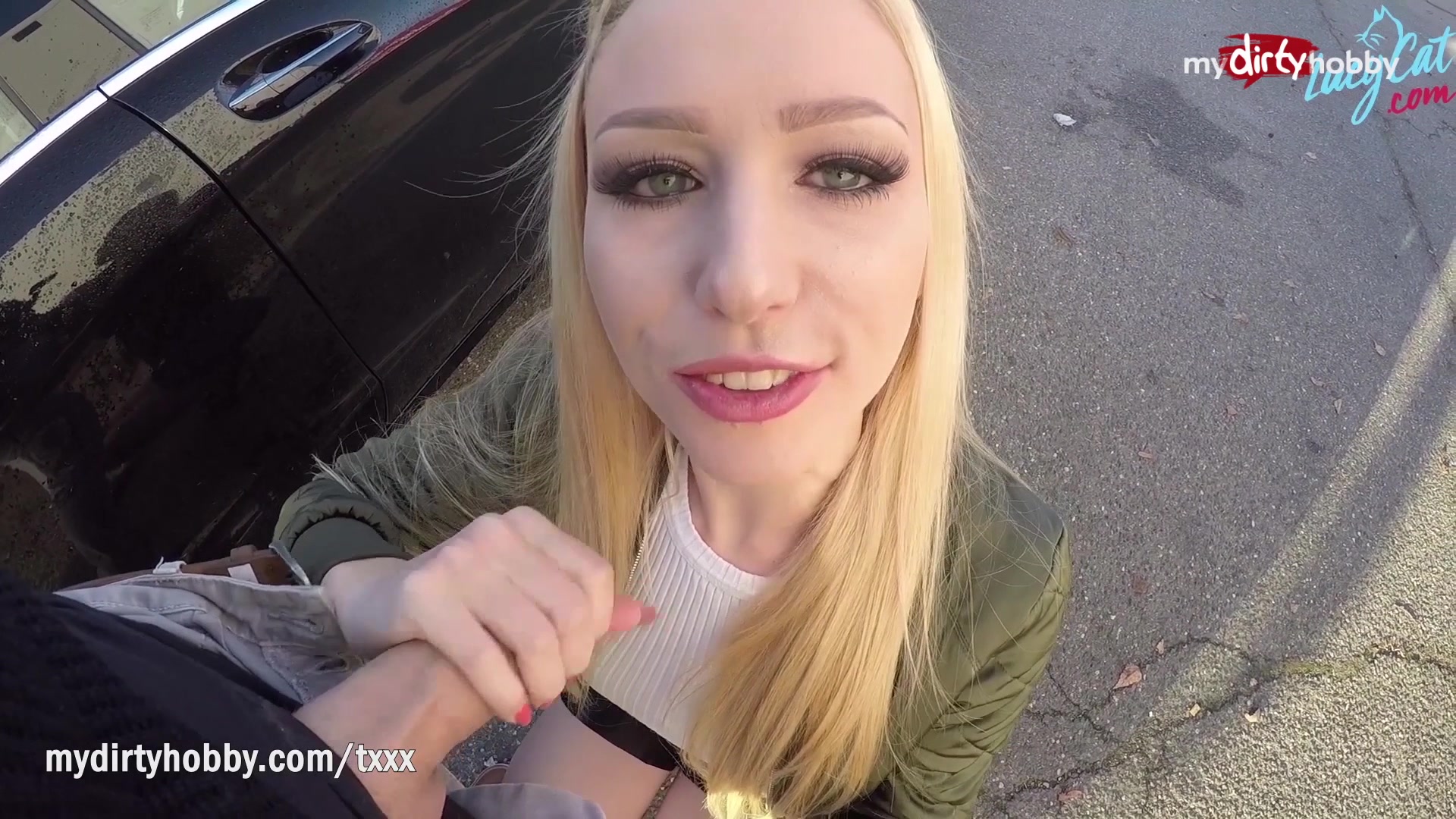 My Dirty Hobby - Lucy Cat fucks on a public street