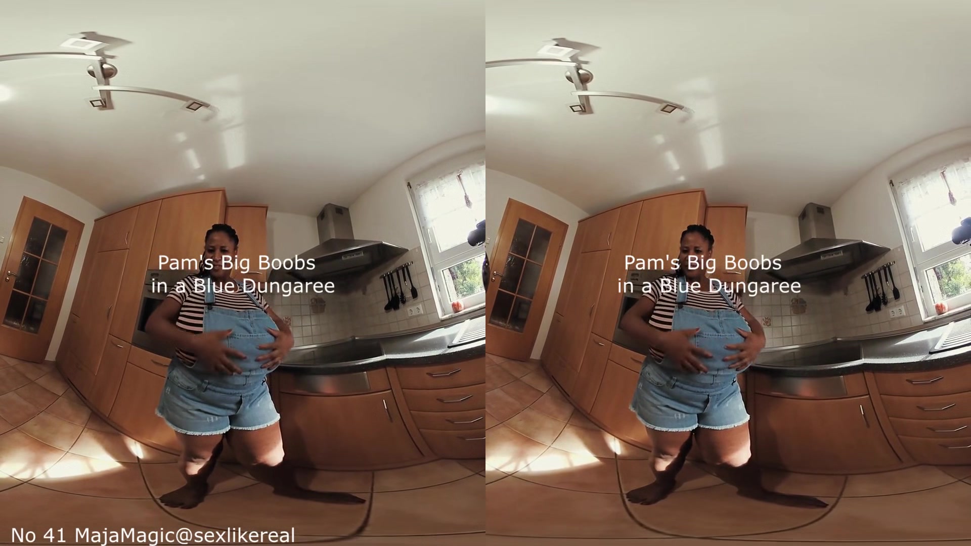 Pam - Huge Tits Ebony BBW Solo - MajaMagic - SexLikeReal