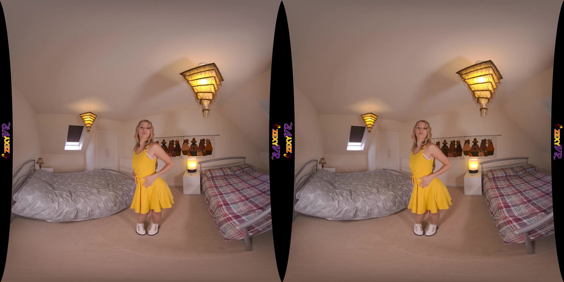 Private Tease - Busty Blonde Babe Solo Striptease