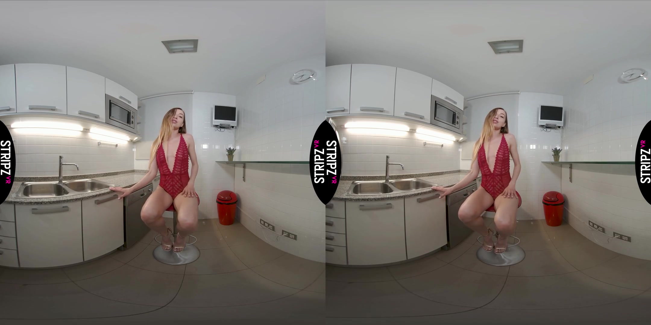 Kitchen Heat - Hot teen 18+ Solo Striptease - SexLikeReal