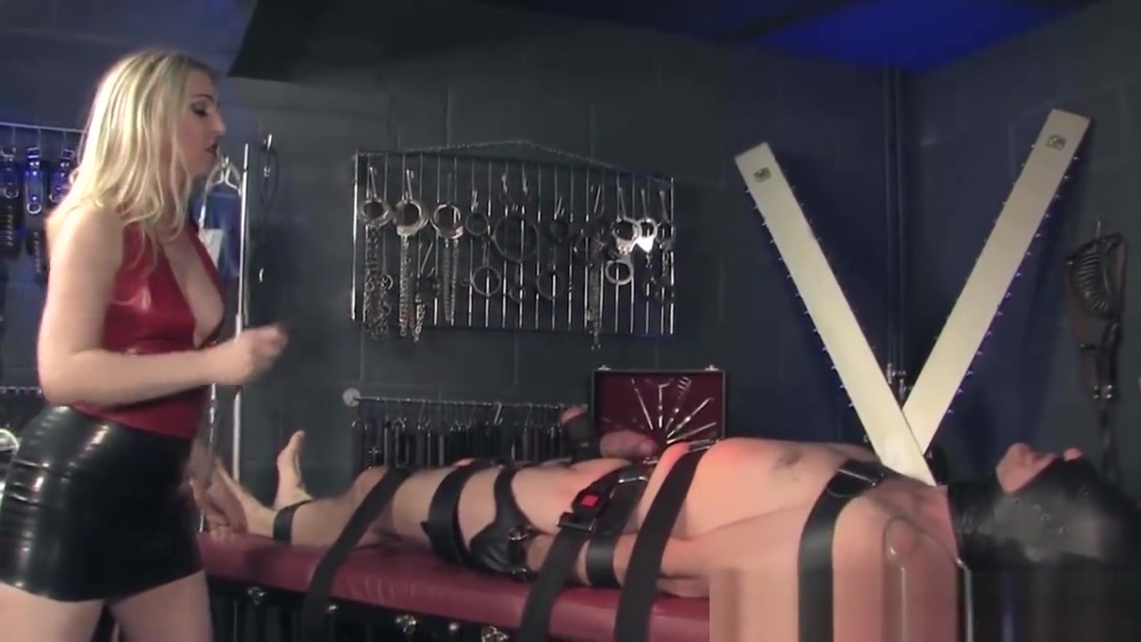 Leather prodomme whipping pathetic subject