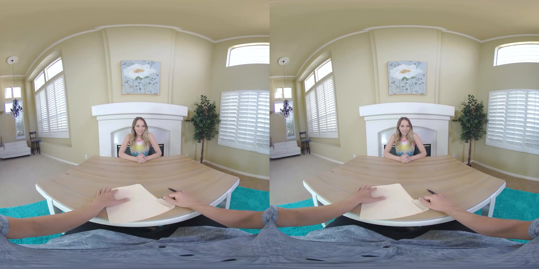Job Interview with Lily Larimar - Cute Teen Babe Fucked POV