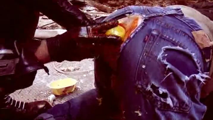 Biker boys fisting skinhead