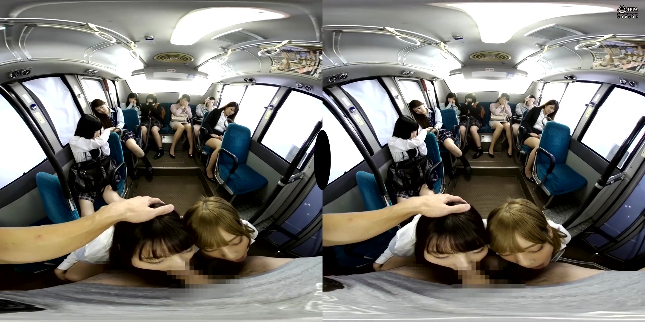 Yui Hatano & Mikako Abe in Yui Hatano and Mikako Abe Stop the Time on a Bus VR 2 - PetersMAX