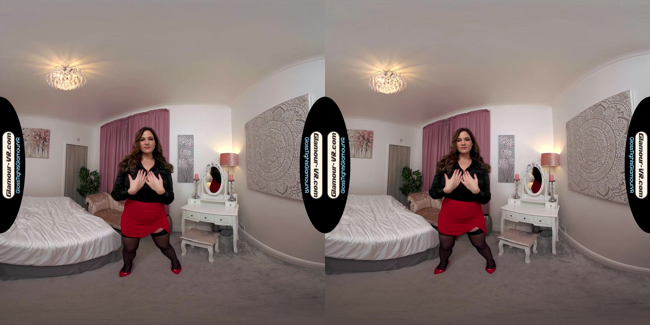 Ali Harper Sexy Secretary With Black Stockings Tease Treat