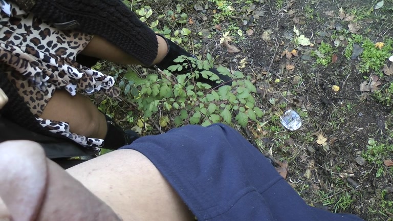 Public adventure with blowjob
