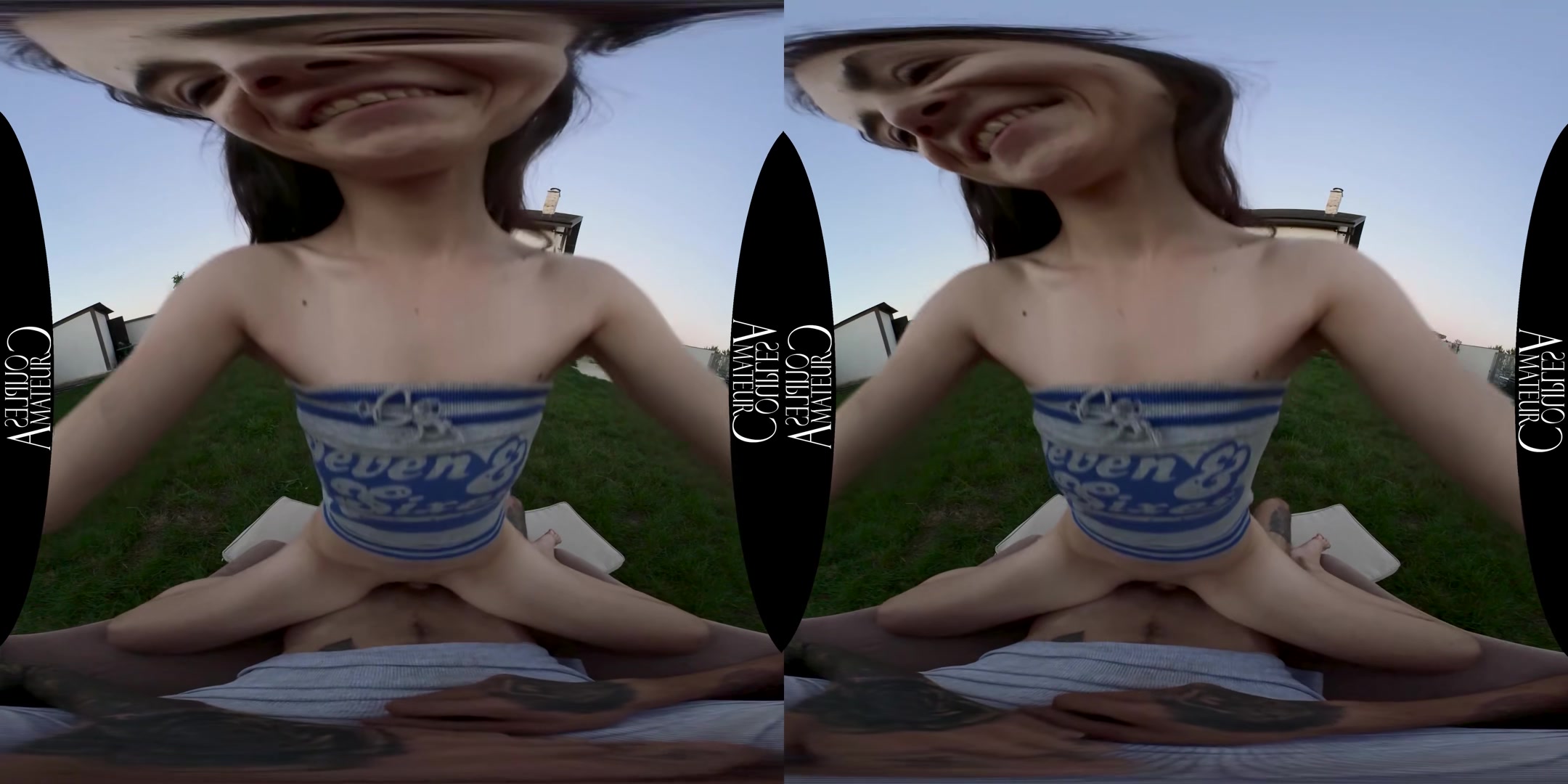 Sun Setting Quick-Fucking Outdoors - AmateurCouplesVR