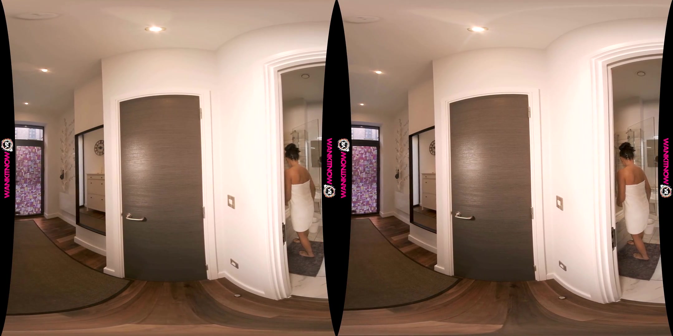 Soap Up And Wank For Me - Cute Brunette Solo - SexLikeReal