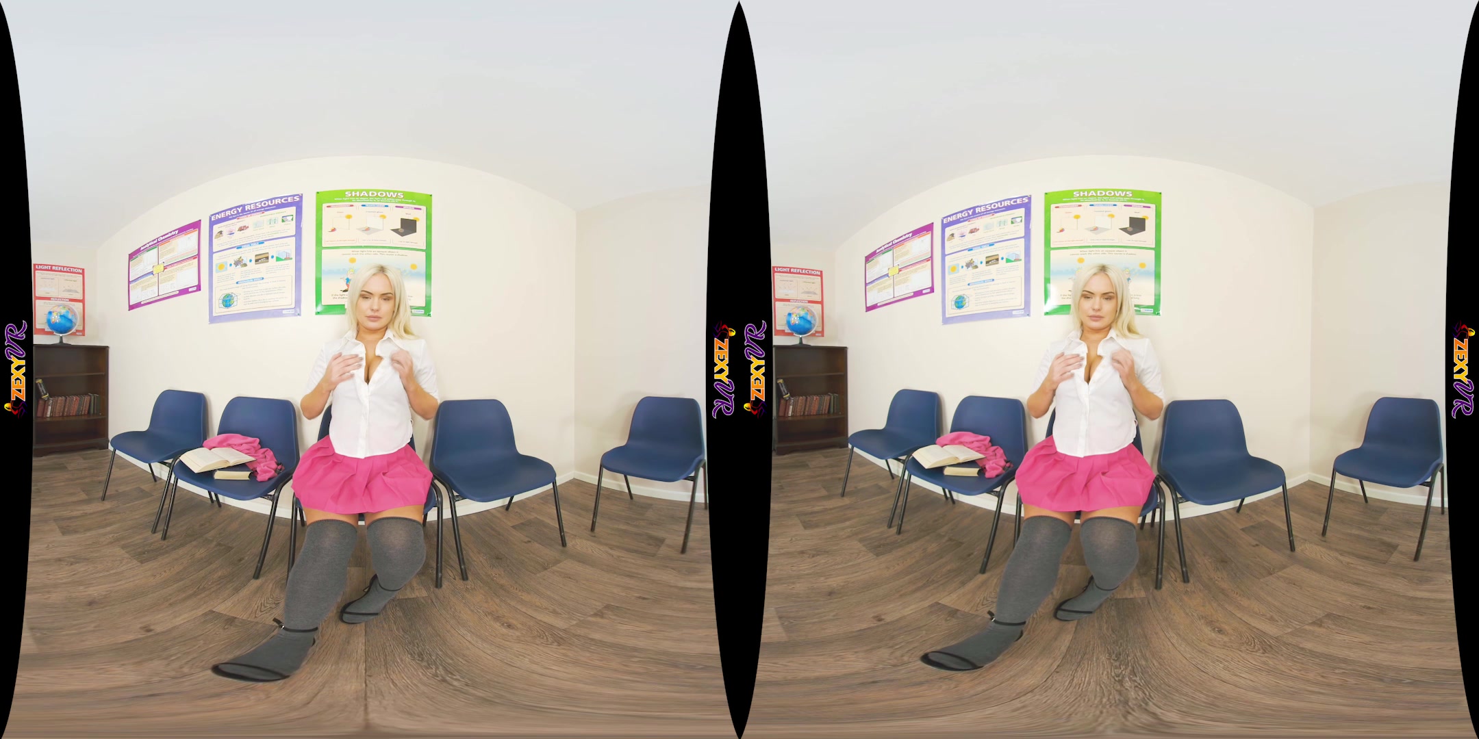 Upskirt Uniform featuring Louise - ZexyVR