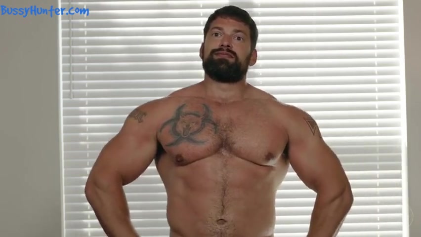 Muscle Man Pleasuring Himself