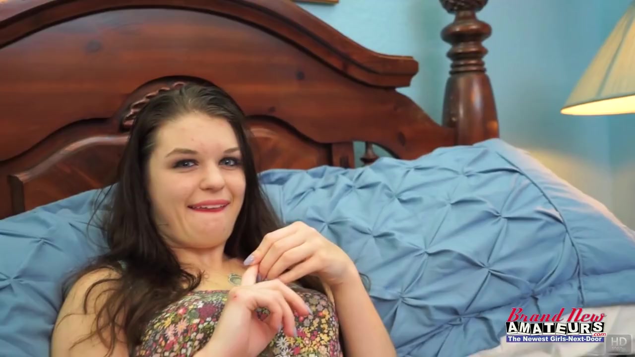 Anastasia Rose - Blue Eyed Hot Brunette Gives It To Her Horny Cameraman!