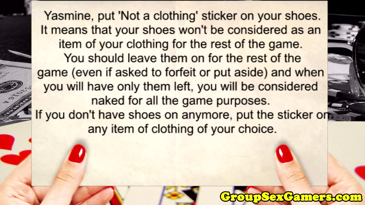 Amateur in group gets creampie playing games