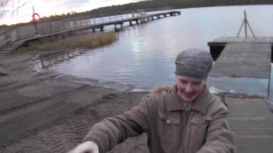 Sweet girl on camping in the adult couples porn