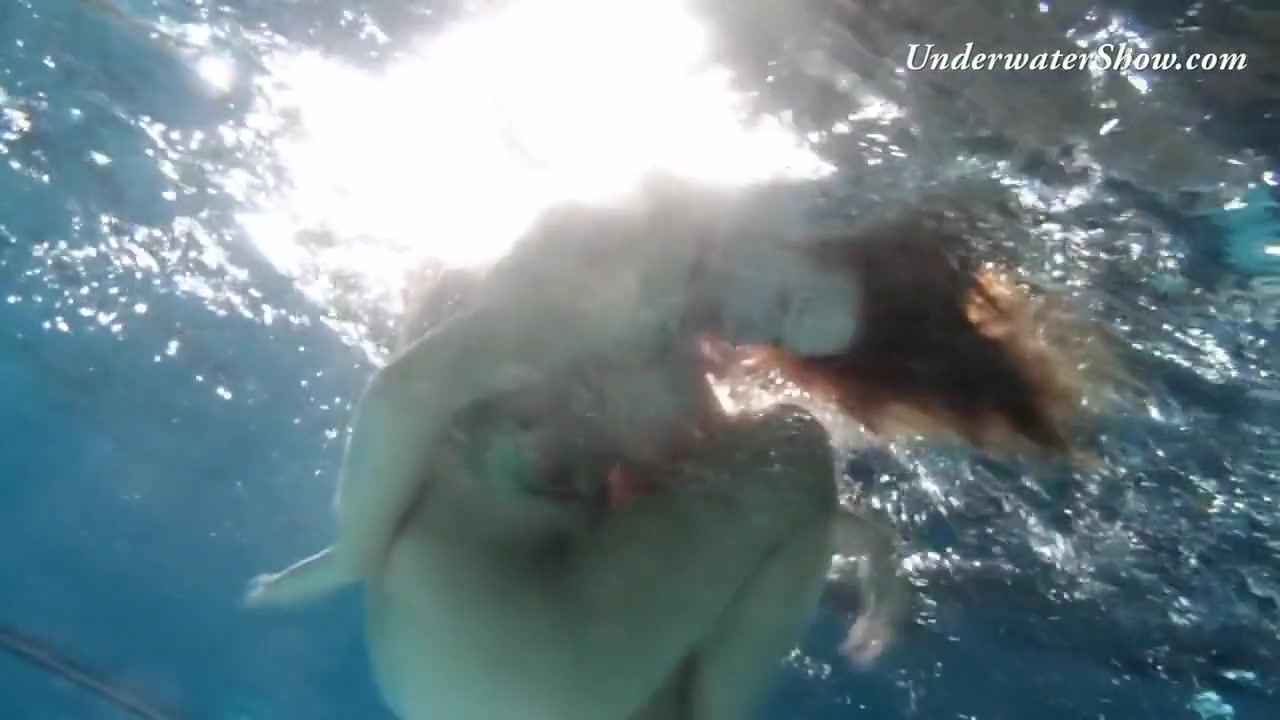 Russian Girl Edwiga Swims Nude In The Pool In Russia