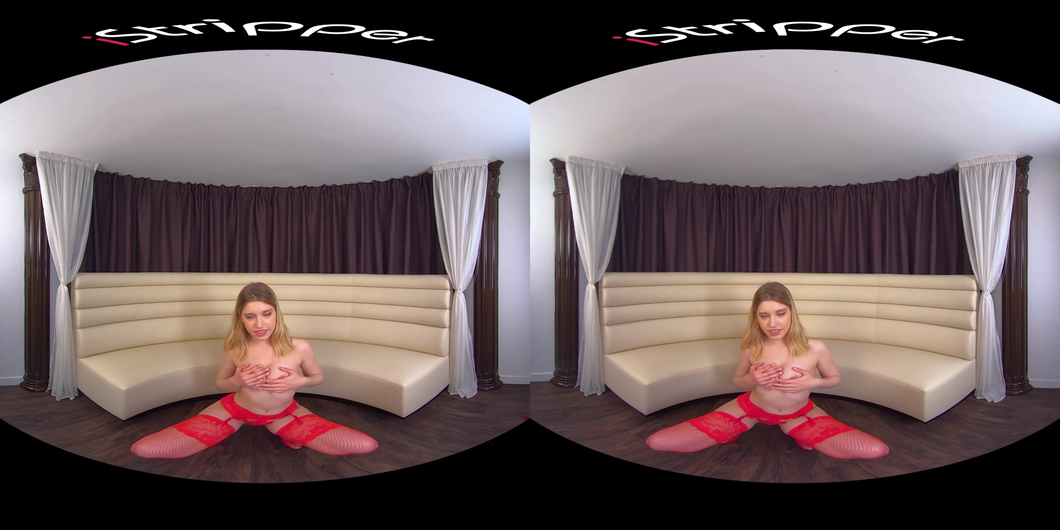 Freya Mayer - In Red Stockings - iStripper