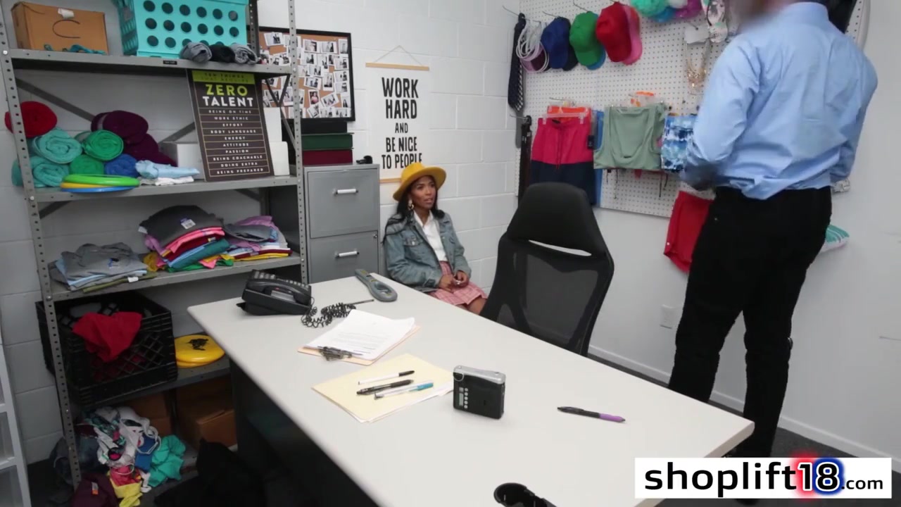 Dirty Black Cop Fucked Petite Asian teen 18+ After He Buste