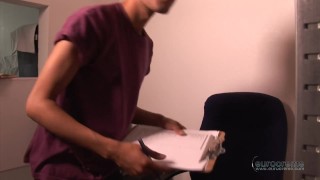 Deep Fuckers - Marco DuVaul Enjoys a Wank at Work With a Fleshjack