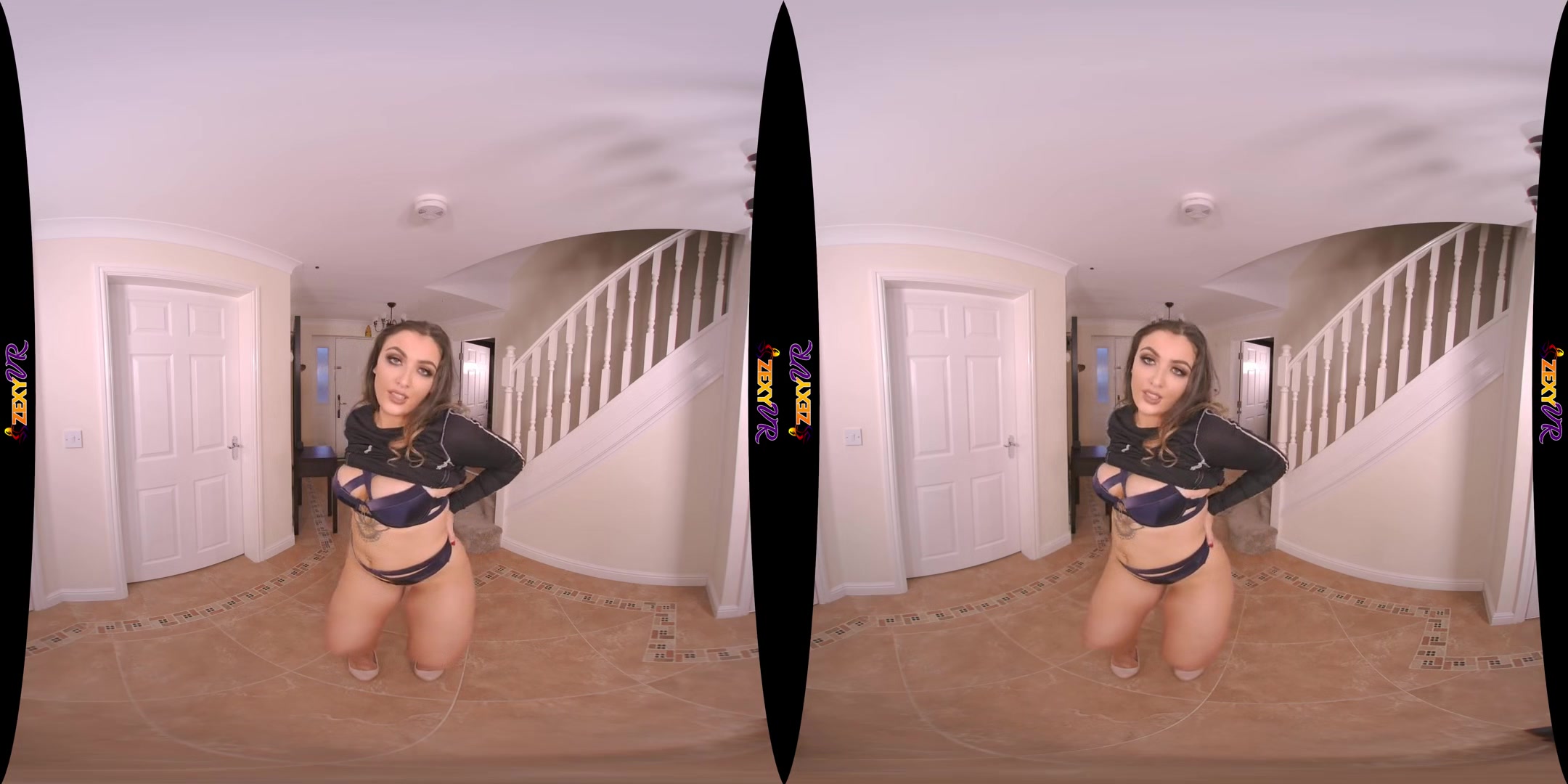 Little Gift - Busty Teen Solo Striptease - SexLikeReal