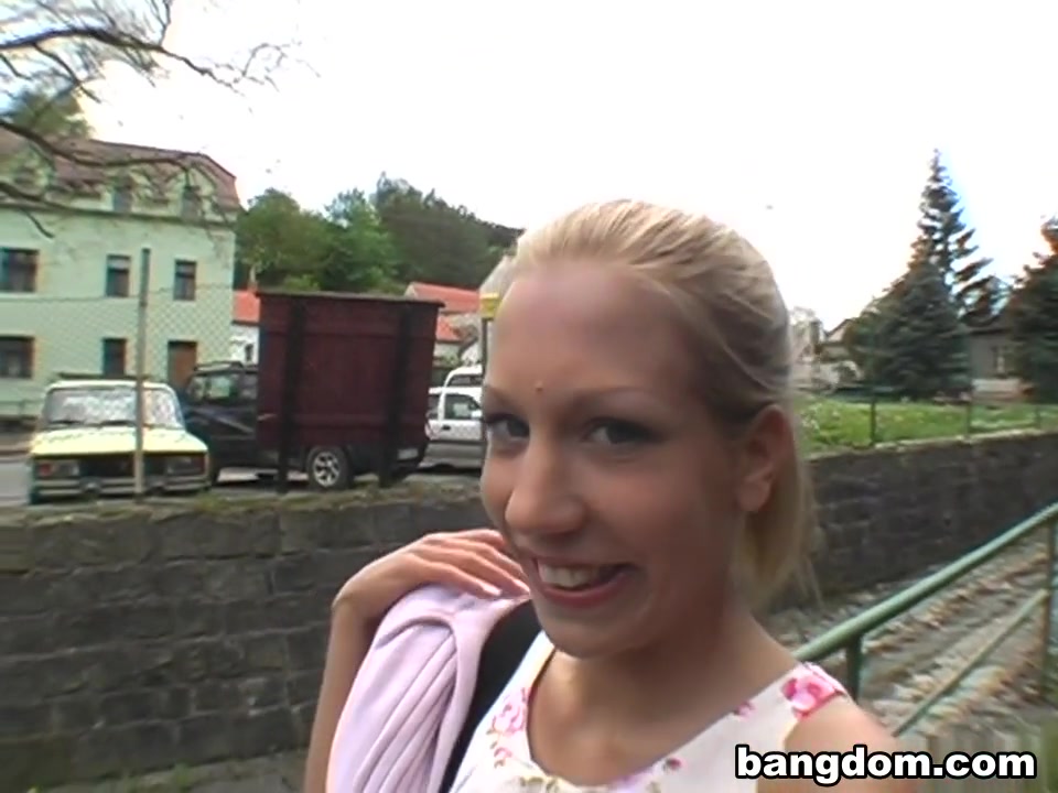 Blonde Czech Fresh Out Of School Gets Fucked