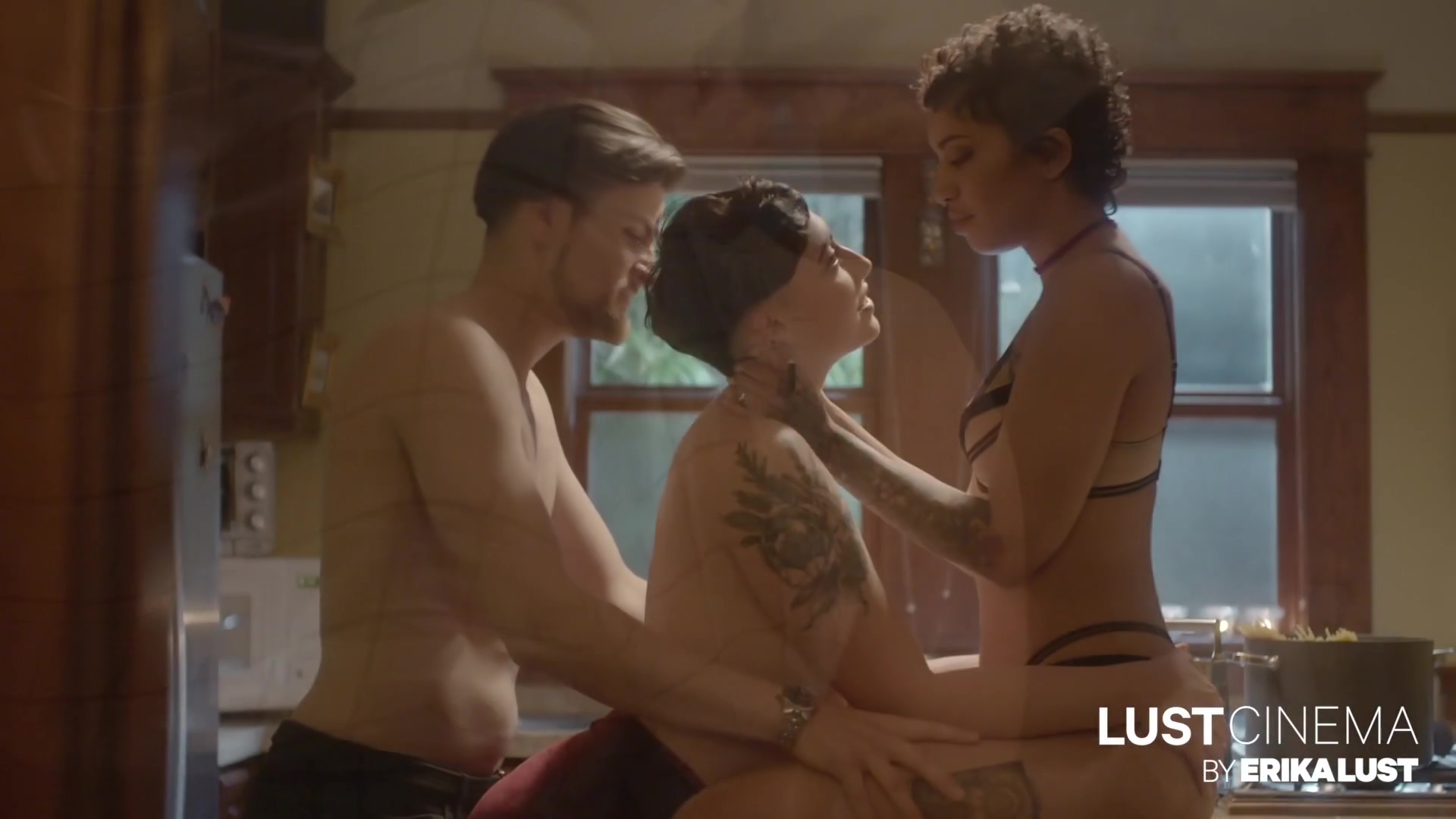 Erika Lust - Lucky Guy Has Sex With A Hot Lesbian Couple - Watch Someone Like You On